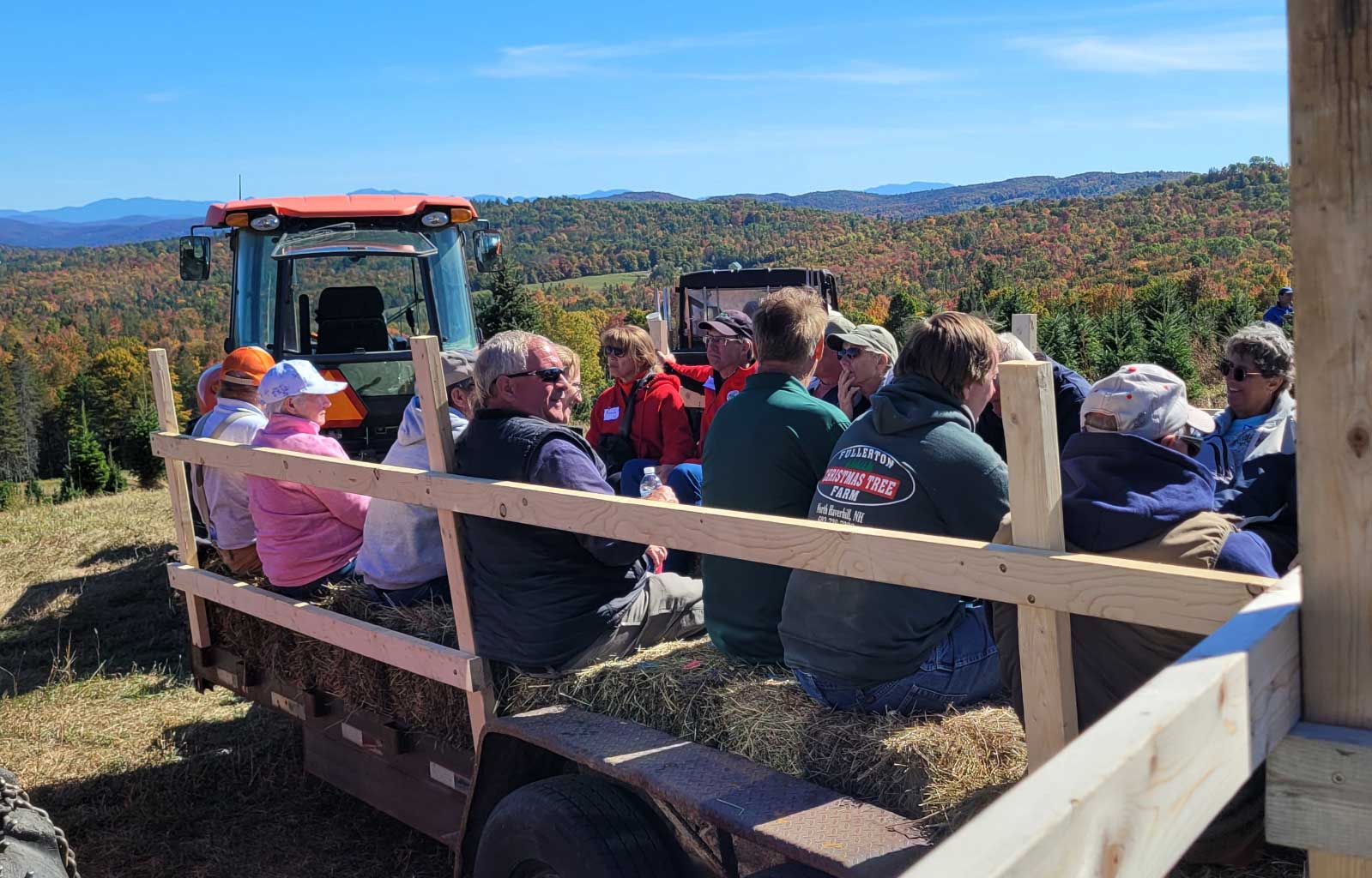 wagon tour of farm